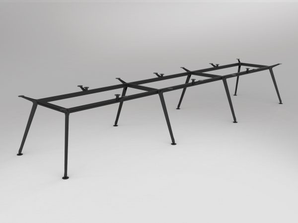 Team Meeting/Boardroom Table Rectangle Eight Leg Frame Only