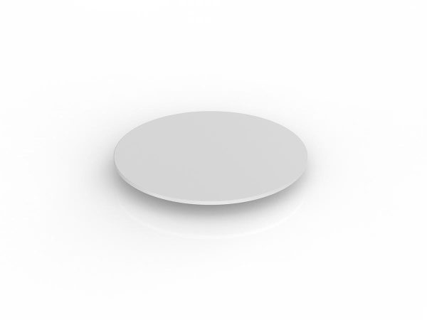 Axis Round Worktop in White