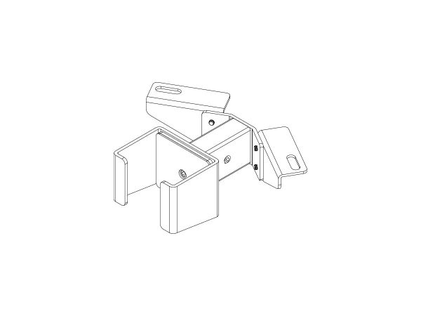 Agile Screen Bracket for 120 Degree Workstation